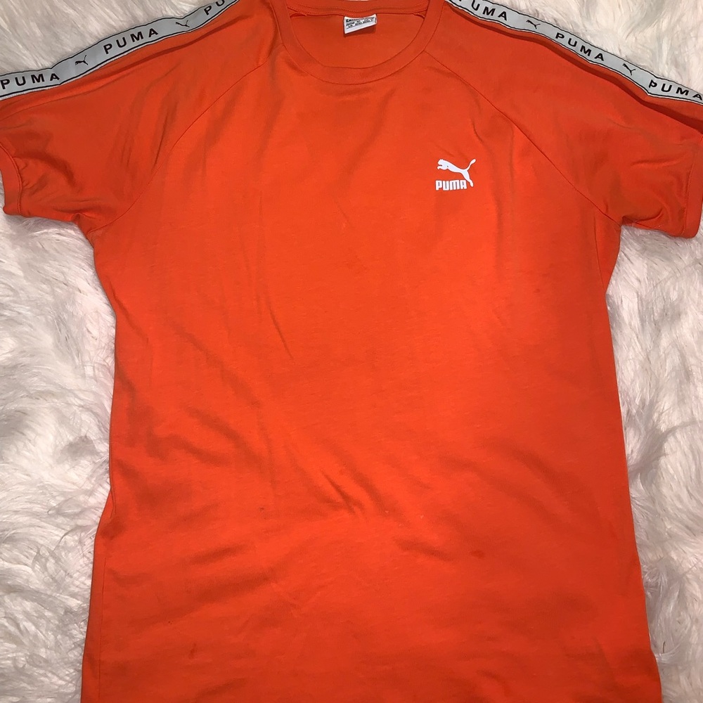 Puma logo tape oversized tee shirt